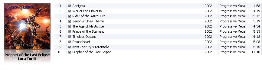 Luca Turilli - Prophet of the Last Eclipse